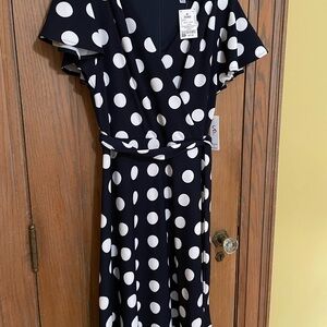 Shelby & Palmer Navy and White Dress